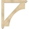 Ekena Millwork Westlake Arts and Crafts Rough Sawn Bracket w/ Offset Brace, Douglas Fir, 6"W x 40"D x 44"H BKT0604X40X44WTL03RDF - alternate 2